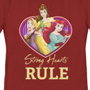 Women's Disney Princess Valentine Strong Hearts T-Shirt