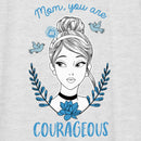 Women's Cinderella Courageous Mom Racerback Tank Top