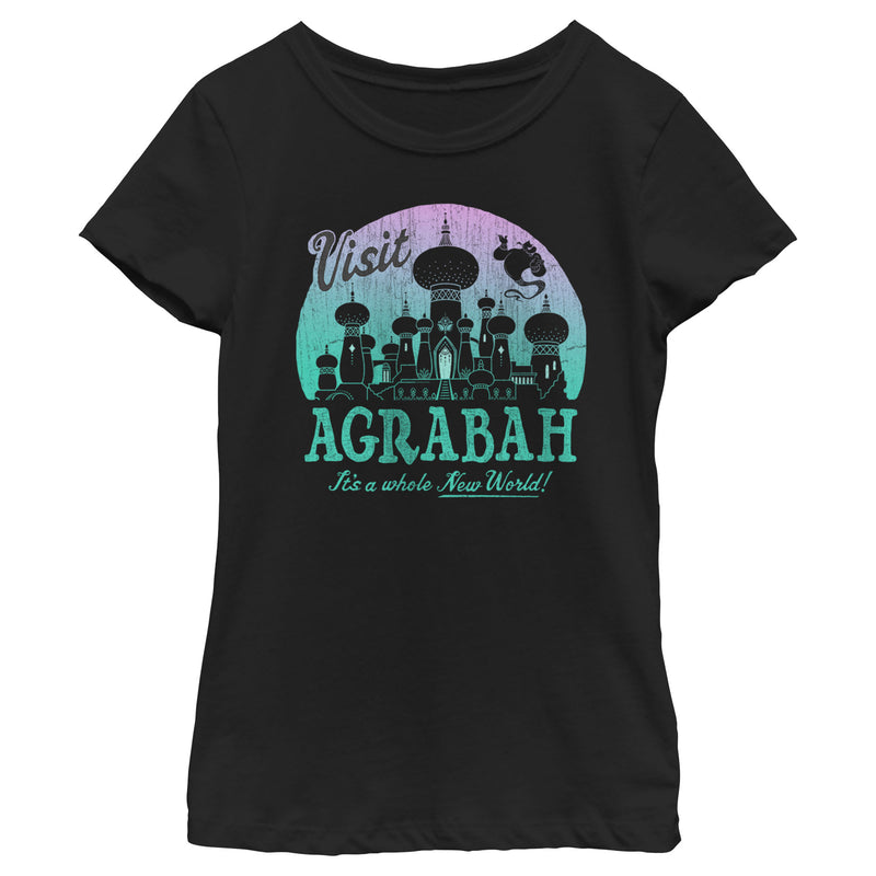 Girl's Aladdin Visit Agrabah It's a Whole New World T-Shirt