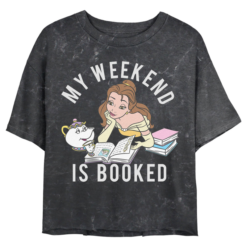 Junior's Beauty and the Beast Belle My Weekend Is Booked T-Shirt