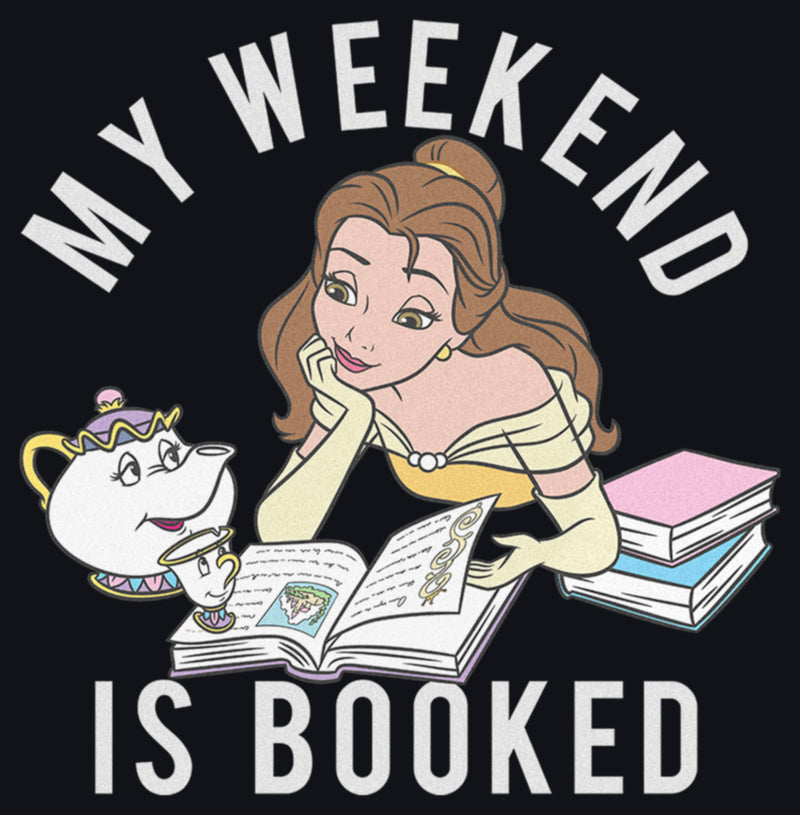 Junior's Beauty and the Beast Belle My Weekend Is Booked T-Shirt