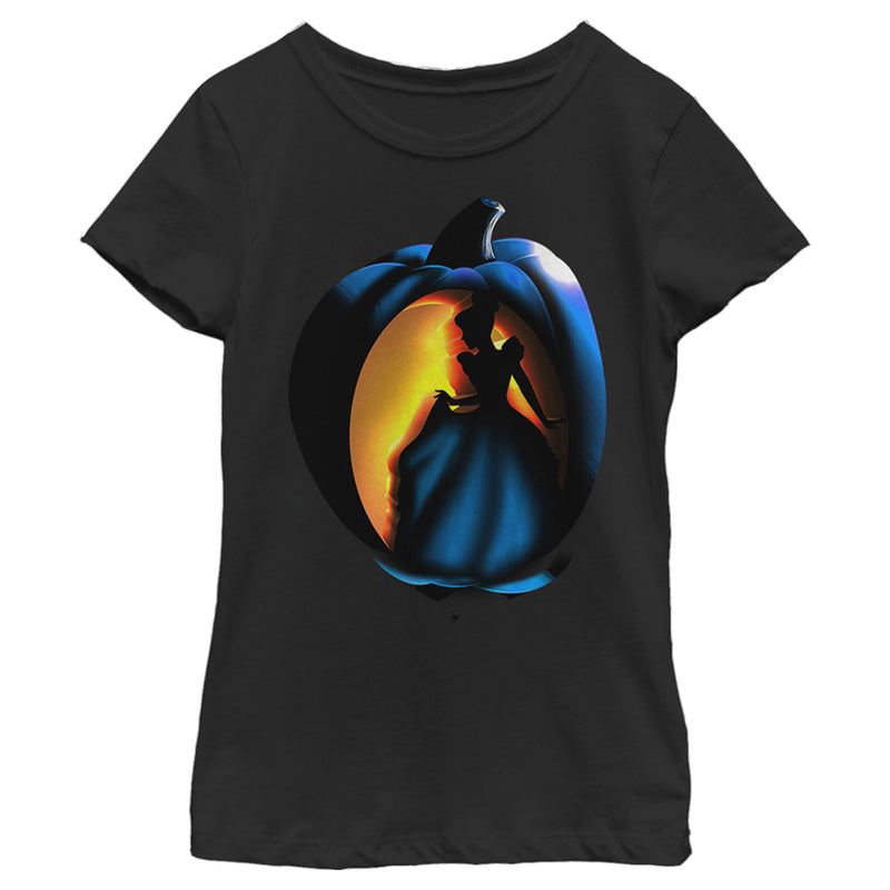 Girl's Cinderella Halloween Pumpkin T-Shirt