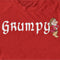 Men's Snow White and the Seven Dwarfs Grumpy Name Logo T-Shirt