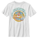 Boy's Aladdin Retro Carpet Surfing T-Shirt