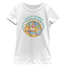 Girl's Aladdin Retro Carpet Surfing T-Shirt