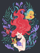 Men's The Little Mermaid Artistic Underwater Ariel T-Shirt