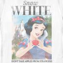 Women's Snow White and the Seven Dwarfs Don't Take Apples From Strangers Poster T-Shirt