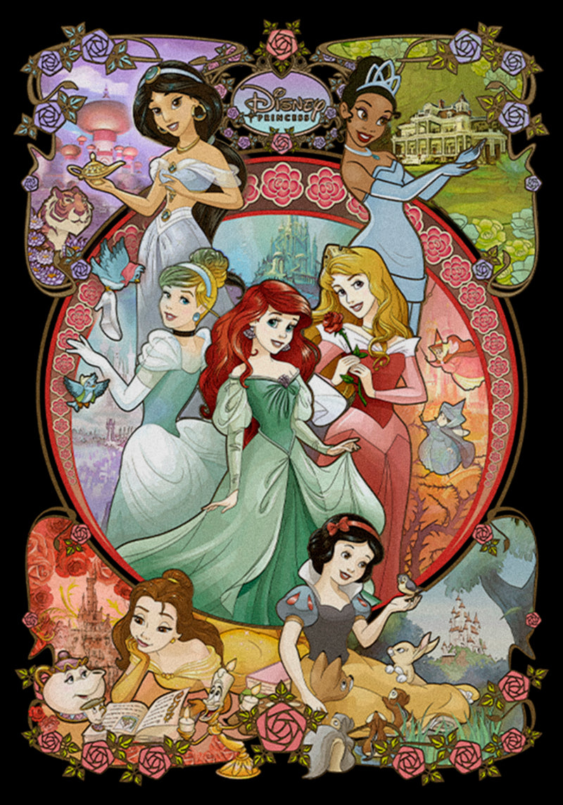 Girl's Disney Princesses Princesses Epic Poster T-Shirt