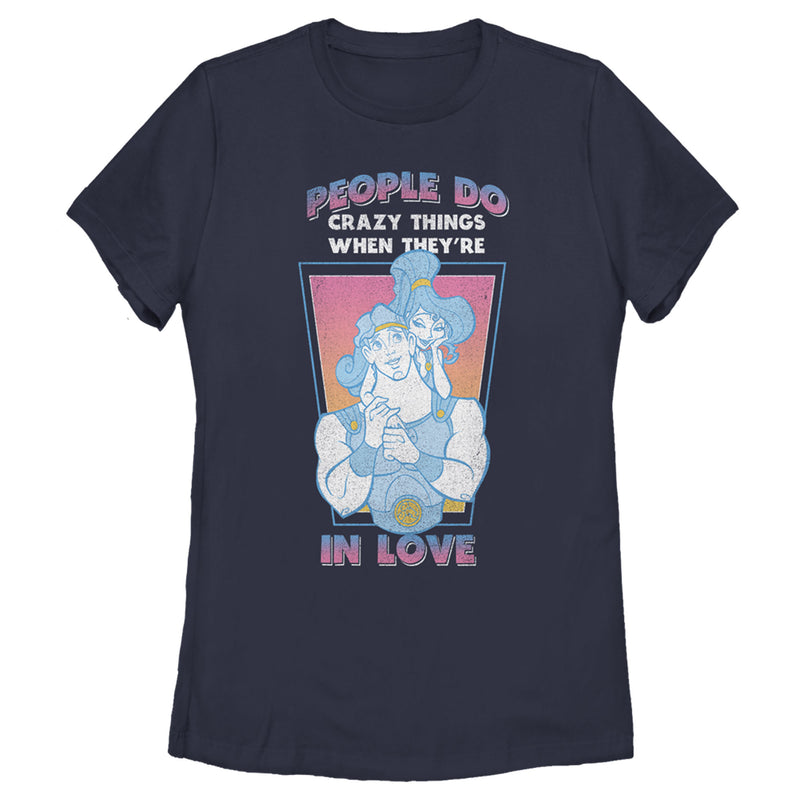 Women's Hercules Valentine's Day People Do Crazy Things T-Shirt