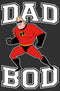 Men's The Incredibles Mr. Incredible Dad Bod T-Shirt