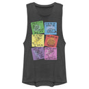 Junior's Inside Out Emotions Valentine Cards Festival Muscle Tee