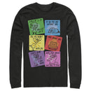 Men's Inside Out Emotions Valentine Cards Long Sleeve Shirt