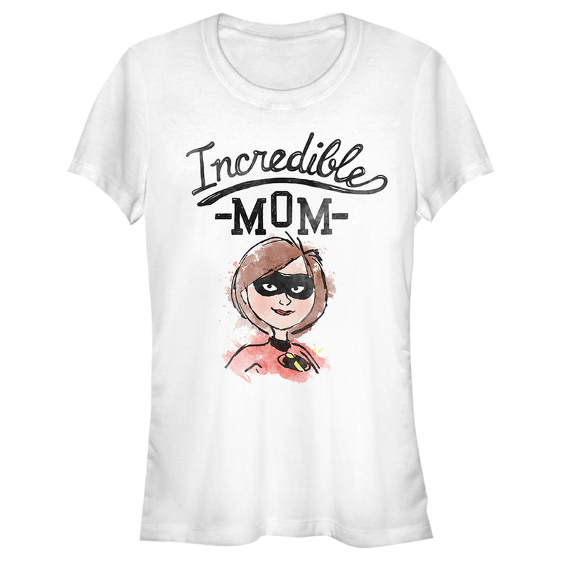 Junior's The Incredibles 2 Incredible Mom Water Color T-Shirt