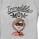 Women's The Incredibles 2 Incredible Mom Water Color T-Shirt
