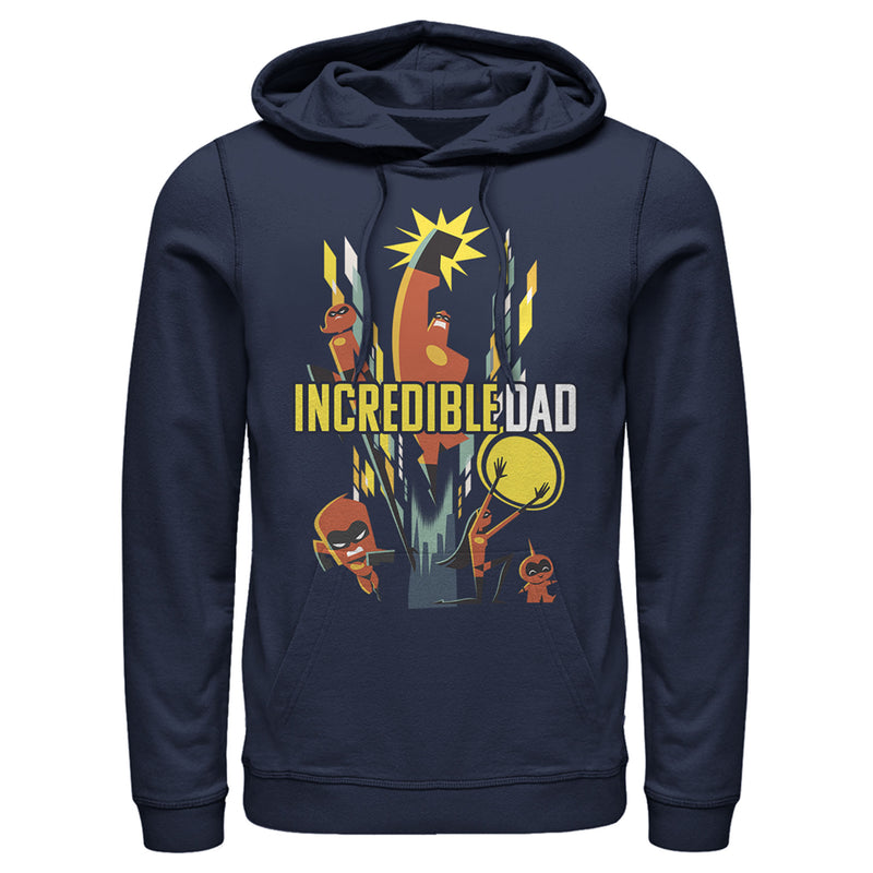 Men's The Incredibles 2 Modern Incredible Dad Pull Over Hoodie