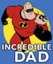 Men's The Incredibles 2 Jack-Jack and Mr. Incredible Best Dad Pull Over Hoodie
