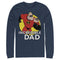 Men's The Incredibles 2 Jack-Jack and Mr. Incredible Best Dad Long Sleeve Shirt