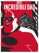 Men's The Incredibles 2 Most Incredible Dad Skyscraper Long Sleeve Shirt