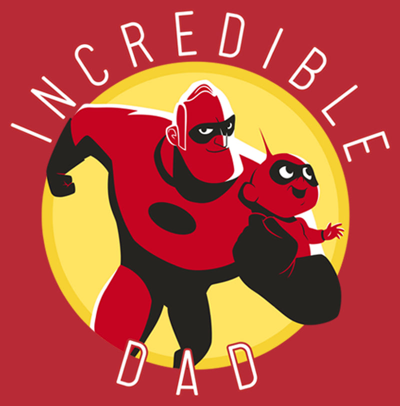 Men's The Incredibles 2 Jack-Jack and Mr. Incredible Dad Pull Over Hoodie