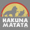 Boy's Lion King Hakuna Matata Silhouette Performance Tee