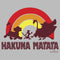 Girl's Lion King Hakuna Matata Rainbow T-Shirt