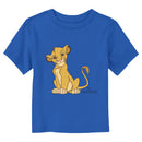 Toddler's Lion King Simba Large Portrait T-Shirt