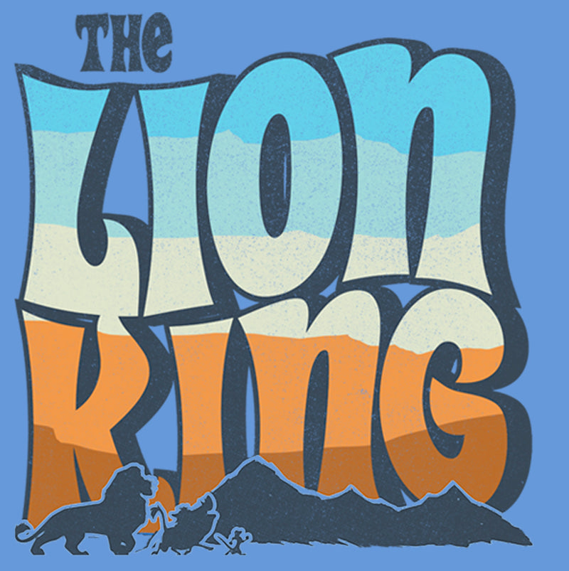 Boy's Lion King Groovy Silhouette Logo Performance Tee