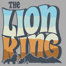 Boy's Lion King Groovy Silhouette Logo T-Shirt