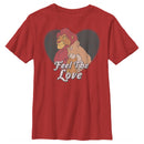 Boy's Lion King Simba and Nala Feel The Love T-Shirt