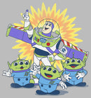 Girl's Toy Story Buzz Lightyear and Aliens T-Shirt