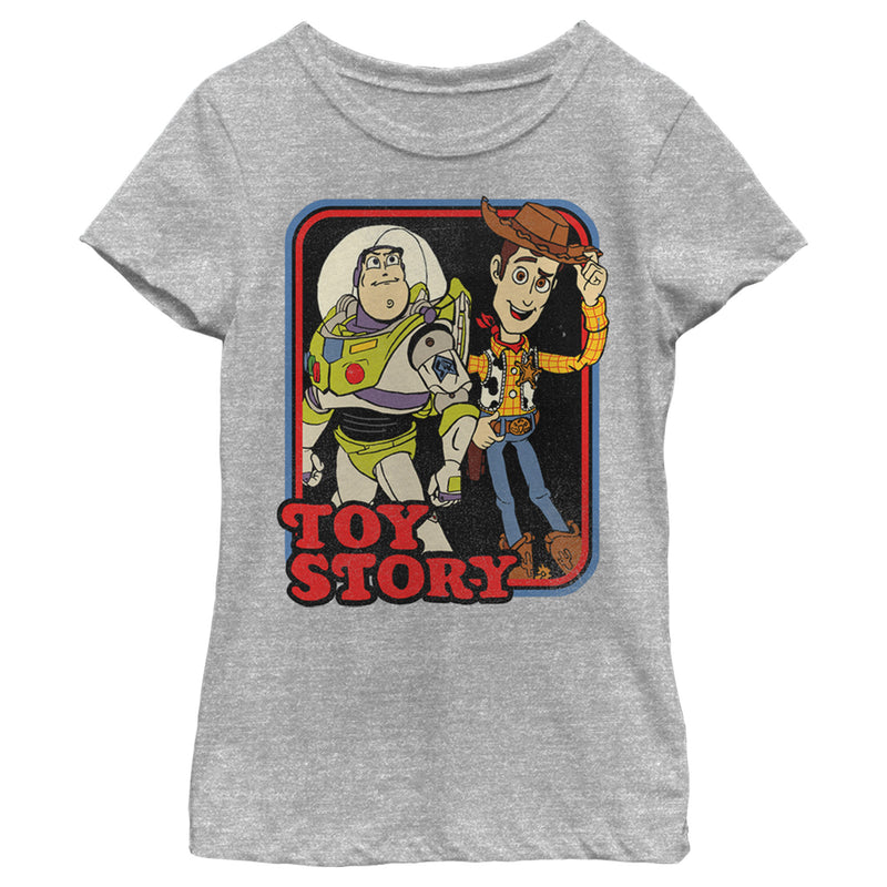 Girl's Toy Story Retro Buddy Frame T-Shirt