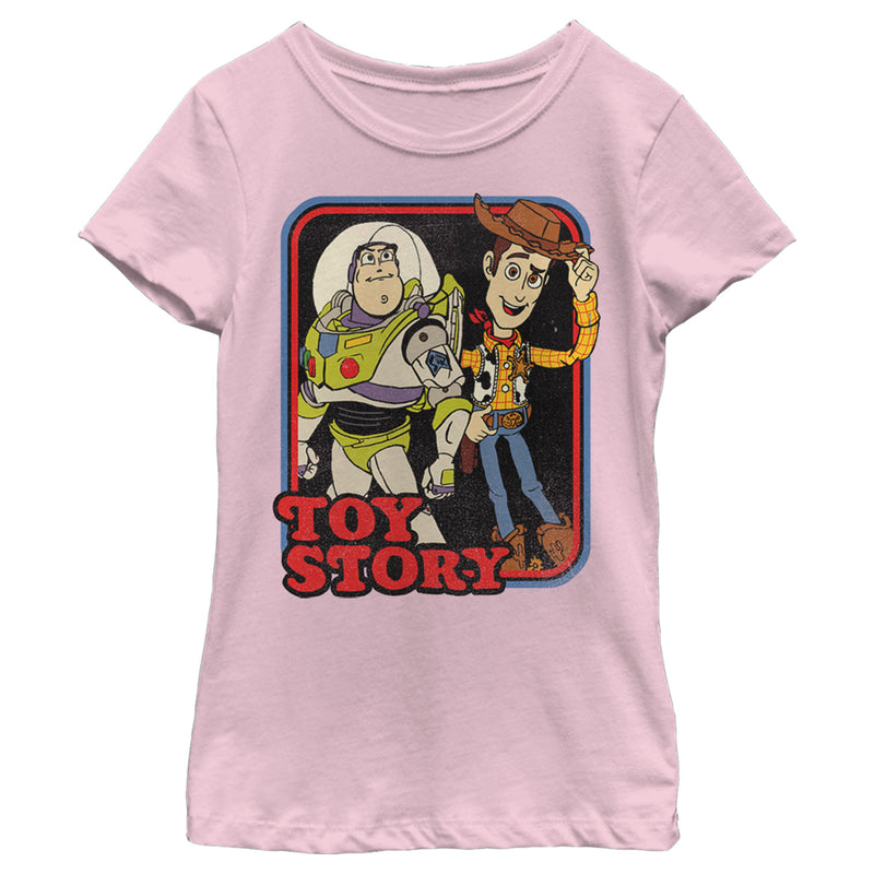 Girl's Toy Story Retro Buddy Frame T-Shirt