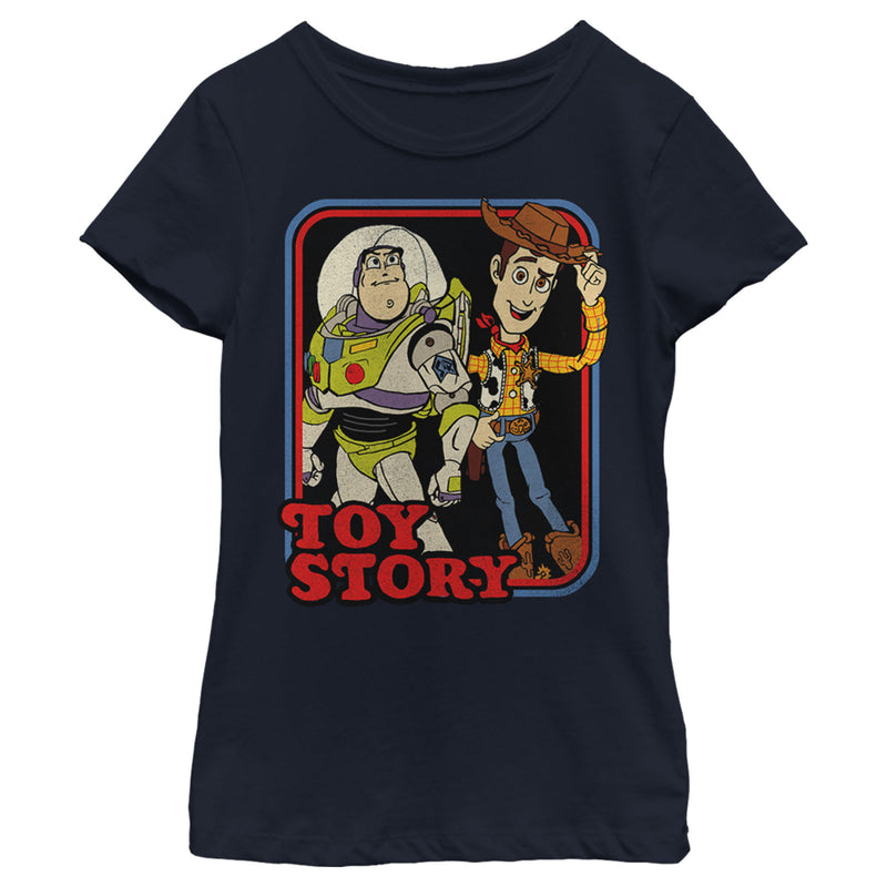 Girl's Toy Story Retro Buddy Frame T-Shirt