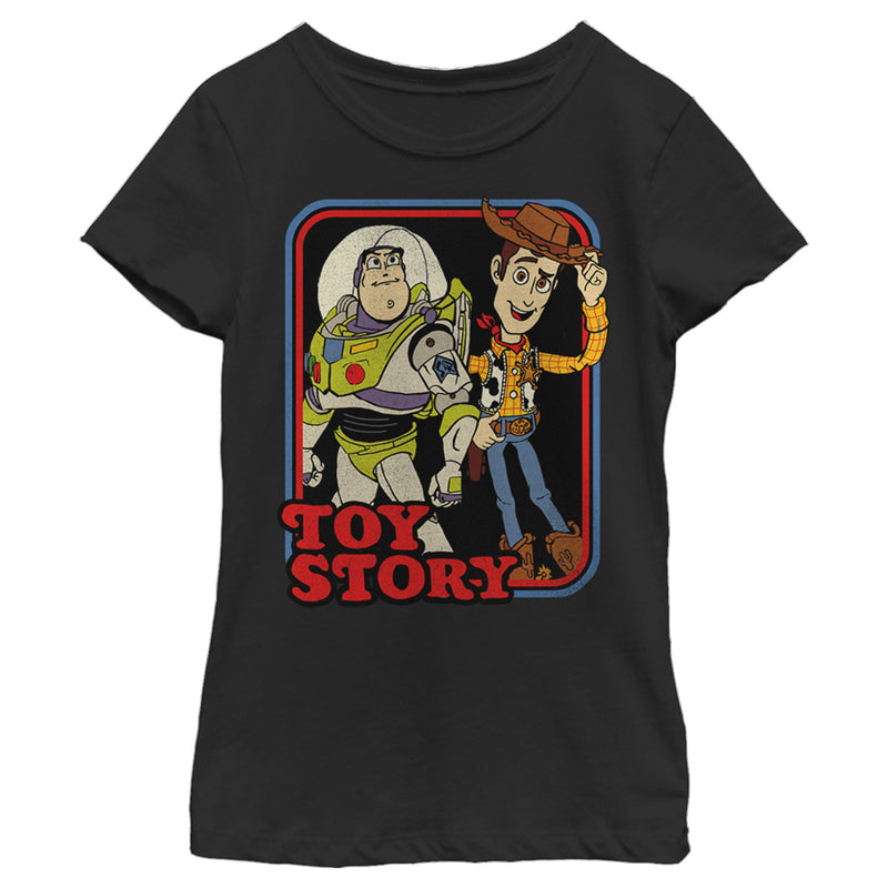 Girl's Toy Story Retro Buddy Frame T-Shirt