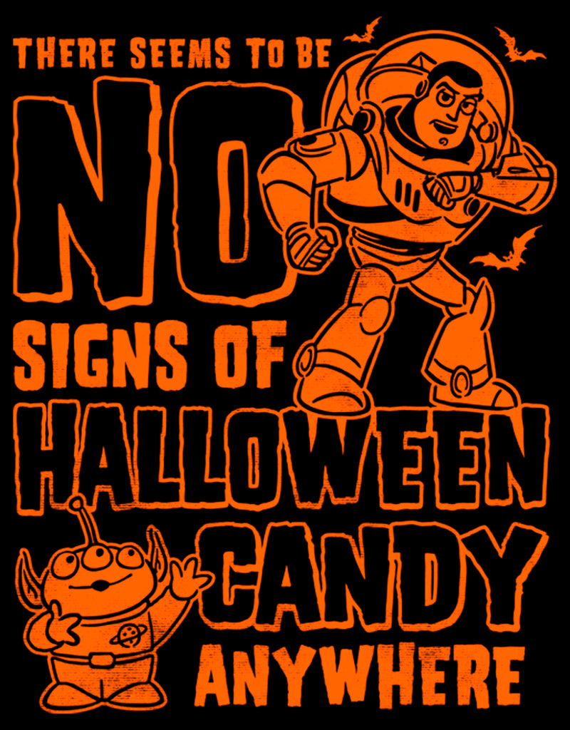 Men's Toy Story No Signs of Halloween Candy T-Shirt