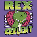 Junior's Toy Story Valentine Rex-Cellent T-Shirt