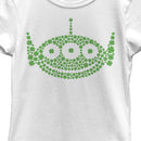 Girl's Toy Story St. Patrick's Day Little Green Men Shamrock Fill T-Shirt