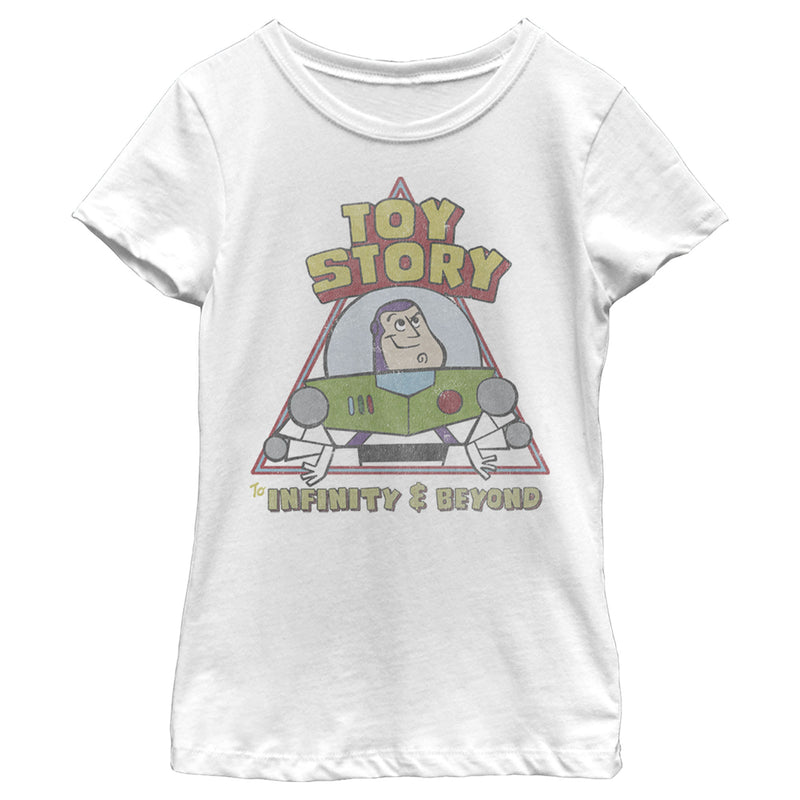 Girl's Toy Story Infinity and Beyond Buzz T-Shirt