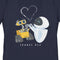 Women's Wall-E Valentine's Day EVE Sparks Fly T-Shirt