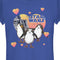 Junior's Star Wars: The Last Jedi Valentine's Day Porg Hearts Sketch T-Shirt