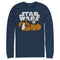 Men's Star Wars: The Last Jedi Pumpkin Patch Porg Long Sleeve Shirt