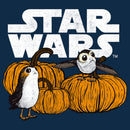 Men's Star Wars: The Last Jedi Pumpkin Patch Porg Long Sleeve Shirt