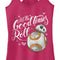 Junior's Star Wars The Force Awakens Valentine BB-8 Good Times Roll Racerback Tank Top