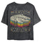 Junior's Star Wars Millennium Falcon Retro Rainbow Stack T-Shirt