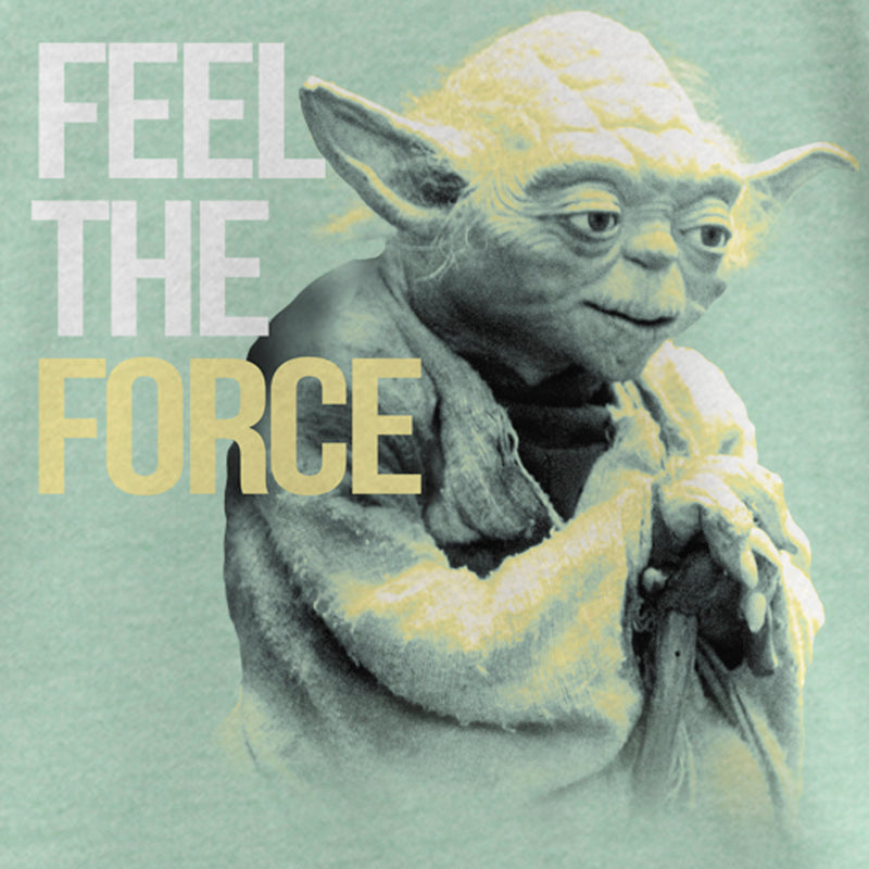 Girl's Star Wars: Galaxy of Adventures Yoda Feel the Force T-Shirt