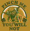 Junior's Star Wars Yoda St. Patrick's Day Pinch Me You Will Not Festival Muscle Tee