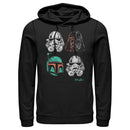 Men's Star Wars: A New Hope Chalk Masks Pull Over Hoodie