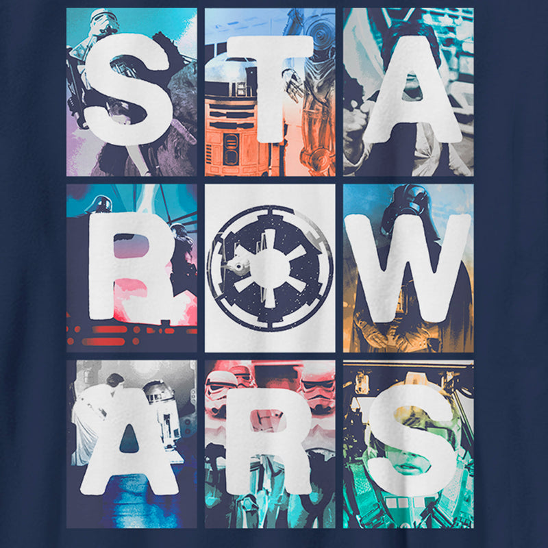 Boy's Star Wars: A New Hope Photo Collage Logo T-Shirt