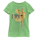 Girl's Star Wars: A New Hope Galaxy of Adventures C-3PO Madness T-Shirt