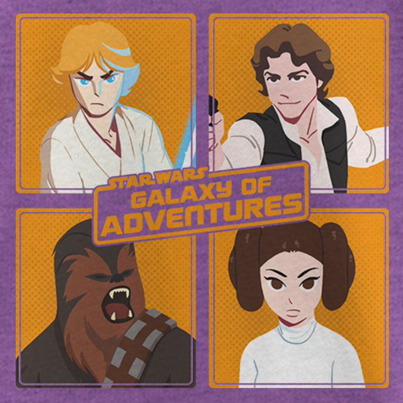 Girl's Star Wars: Galaxy of Adventures Favorite Rebel Square T-Shirt